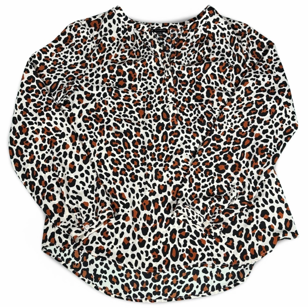 TALBOTS cheetah top